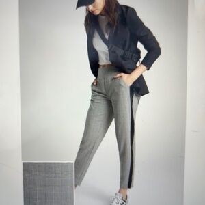 ATHLETA BROOKLYN PLAID ANKLE PANT